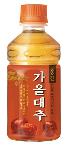 웅진식품이 가을대추를 리뉴얼 출시했다. <웅진식품 제공>